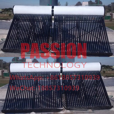 механотронный компактный солнечный солнечный коллектор плоской крыши воды из крана нагревателя воды 500L