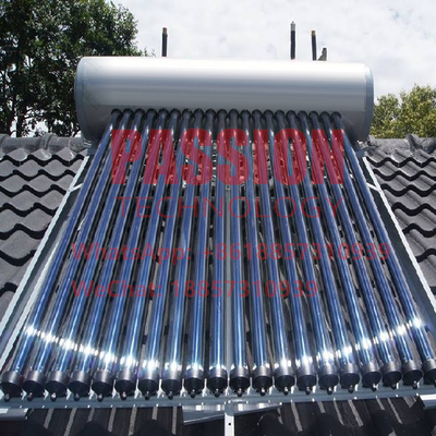 Теплопроводы Тепловые солнечные водонагреватели Алюминиевый сплав с окрашенной стальной оболочкой